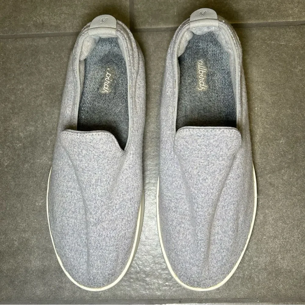 Allbirds Wool Loungers Gray Slip On Casual Sneakers Women’s Shoe Size 10